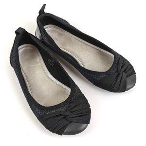Black ballet flats size 6